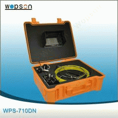 Caso ABS com kit câmera de aço inoxidável para detector de encanamento